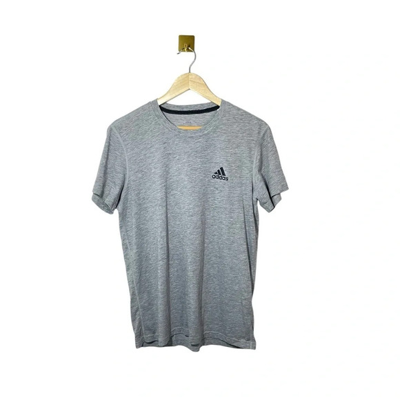 Adidas Men’s Training Ultimate Short Sleeve Tee in Grey Size M - Picture 3 of 8